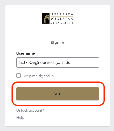 Password Recovery for Lost/Forgotten Passwords – Nebraska Wesleyan ...